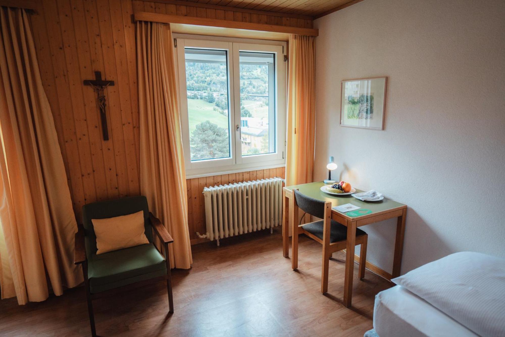 Hotel Haus Schoenstatt Contactless-Check-In Brig Dış mekan fotoğraf